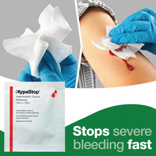 First Aid Kit Haemostatic Gauze Dressing - HypaStop
