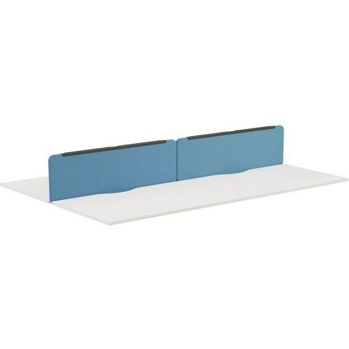 Rail Accessory For Elco Desk Screens -1000mm Long -Black Silver White