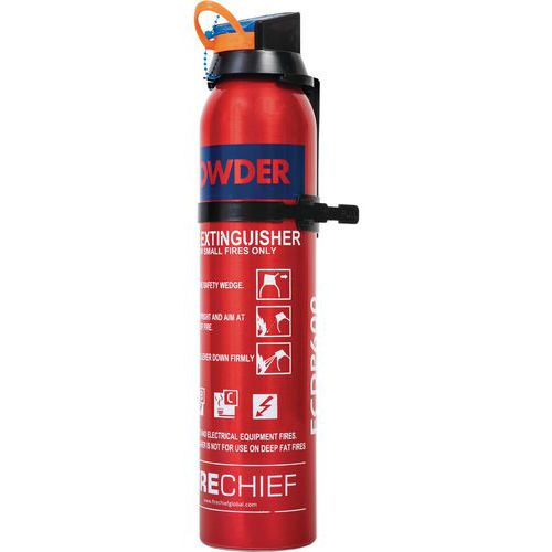 Firechief Red 600g BC Dry Powder Aerosol Fire Extinguisher - FCDP600