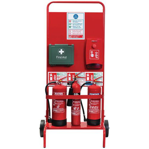 Firechief Worksite Bundle - x3 Fire Extinguishers & Battery Alarm