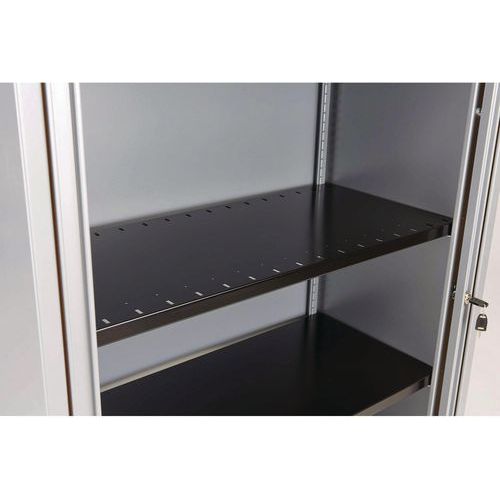 Bisley Black Essentials Slotted Shelf For Cupboards Accessory