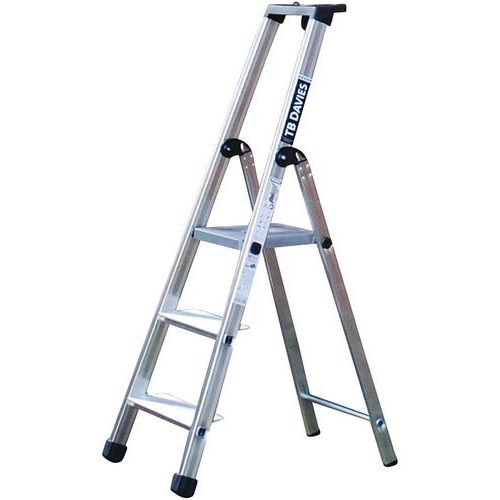 Aluminium Professional Step Ladder - 3-8 Treads - TB Davies MAXI