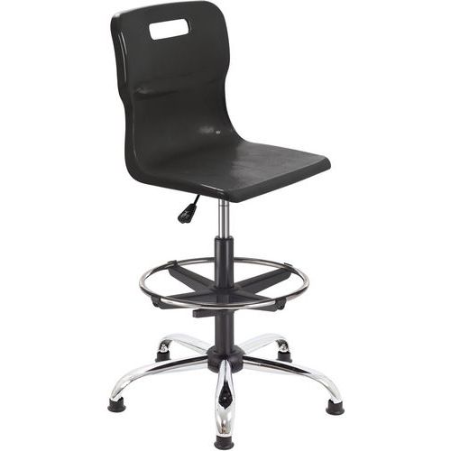 Swivelling Senior School/Classroom Chairs - Adjustable D-Kit - Titan
