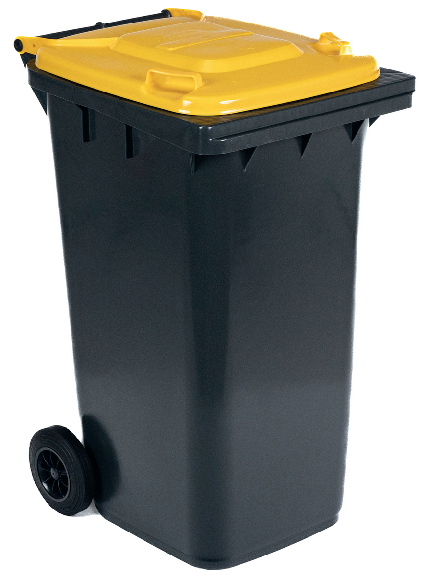 Large 240 L Wheelie Bin - Coloured Waste Sorting Lids - Manutan Expert ...