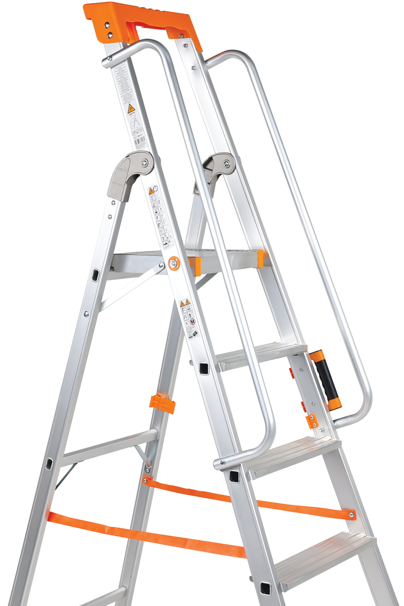 Step Ladder With Ramp Professional aluminium step ladder with ramp - Manutan Expert - Manutan ...