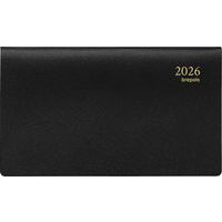 Omniplan black weekly diary - 16 x 10 cm - 2025