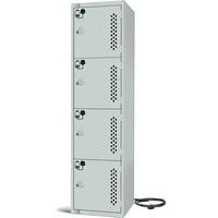 4-6 Door Tool Charging Locker - Cam/Hasp Locks - Anti-Bacterial -Elite