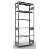 Easy-Fix lightweight shelving - Single-sided - H 2500 mm - Galvanised - Schulte