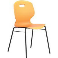 School Chair - Braced legs - Stackable - Antimicrobial Polypropylene