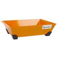 Metal laboratory bin