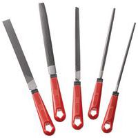 Set of 5 second-cut files - length 200 mm