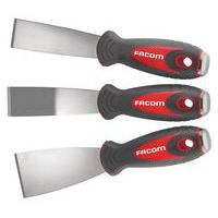 Set of 3 stainless steel scrapers