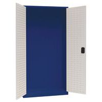 Lockable Cupboards with Louvre Back & Side Panel Sides