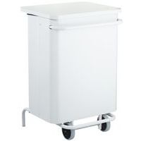 Agri-food industry mobile pedal bin - 70 L