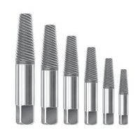 Set of 6 screw extractors