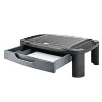 DESQ monitor stand with drawer