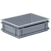 RAKO grey European standard stackable container - 10 to 26 l