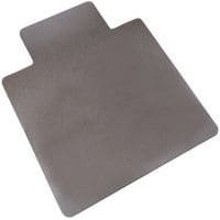 Polycarbonate floor mat with lip
