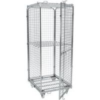 Safety roll container - Zinc-plated steel - Capacity 600 kg - Manutan Expert