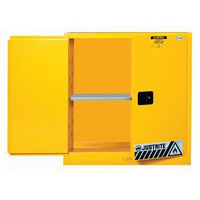 Justrite Small Flammable Storage Cabinet - 1118x1092x457mm - Secure