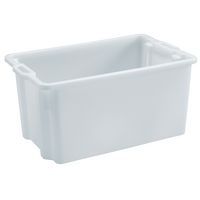 Stackable and nestable rectangular container - Length 550 mm to 720 mm - 50 L to 90 L