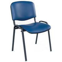 Visitor Chair - Vinyl - Black Frame - Manutan Expert