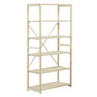 Spruce wood shelving