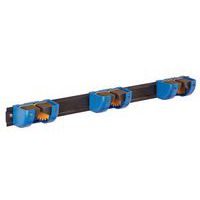 Triple-unit strip handle holder - handle Ø 5 to 38 mm