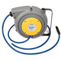 Mounted Retractable Hose Reel - Toughened Case - Air & Water - Manutan Expert