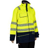 Torvik high-vis waterproof parka with ARC protection, yellow - Sioen