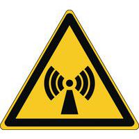 Triangular warning sign - Non-ionizing radiation - Rigid