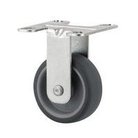 Fixed castor with plate - Capacity 40 kg
