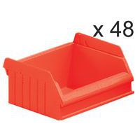 Stackable storage trays - Length 90 mm - 0.40 l - Set of 48