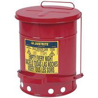 Justrite Oily Waste Safety Cans for Spill Control and Safety