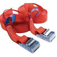 3m Tie Down Straps With Cam Buckles - 250kg Max Lashing - Manutan Expert