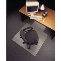 Recycled PVC office floor mat for thin carpets - Floortex