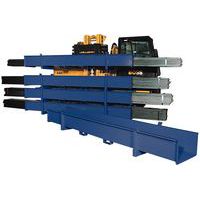 Horizontal storage shelving