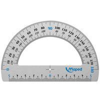 Maped 180° aluminium protractor