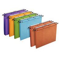 Ultimate kraft hanging file with press studs for drawers - 30-mm base