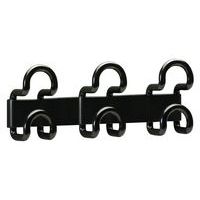 Wall-mounted hook - Wire - 3 double hooks - Unilux