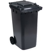 240L Wheelie Bin With Waste Separation Lids - UK Standard - Manutan Expert