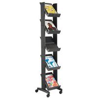 Corner display unit with 5 shelves - Paperflow