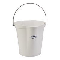 Graduated bucket with pouring spout - White - 12 L