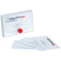 Business card case with press-button closure