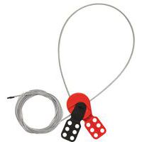 Cable lockout with clamp