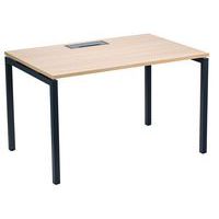 Misao straight desk 120 cm, U-shaped legs - Manutan Expert