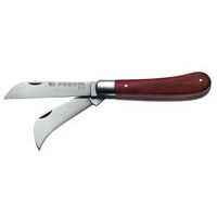 Two-blade electrician's knife - Wooden handle