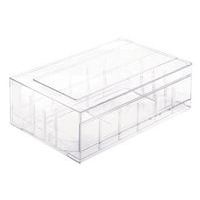 Crystal polystyrene drawer unit - Per set