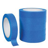 Blue UV Resistant Masking Tape - Pack of 6 for Fastening & Protection