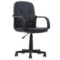 Derwent Black Leather Office Chair